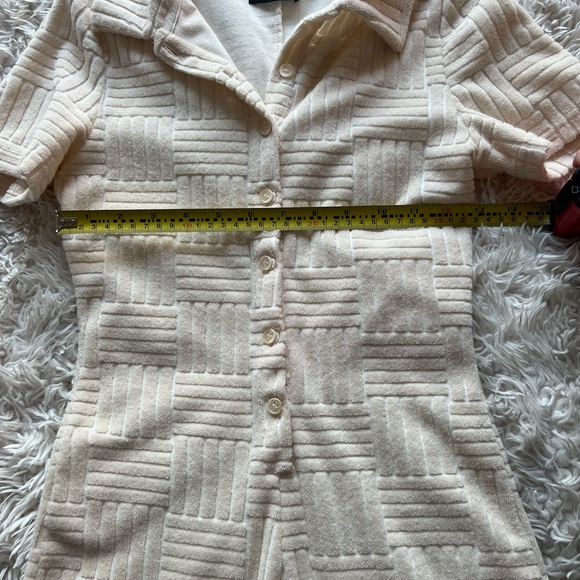 White Fox Cream Playsuit - Picture 5 of 8